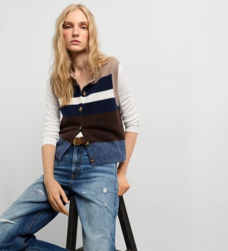 Pepe Jeans Gilet Alani multicolore