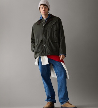 Pepe Jeans Groene Bancroft jas