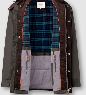 Pepe Jeans Groene Bancroft jas
