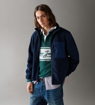 Pepe Jeans Borg marin polaire