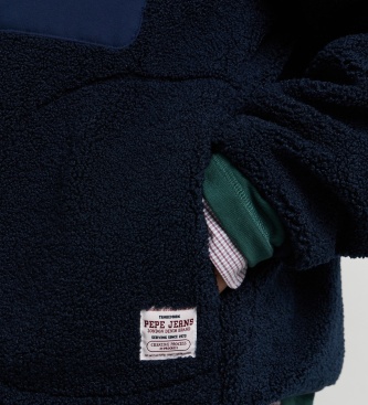 Pepe Jeans Borg marin polaire