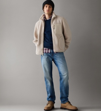 Pepe Jeans Borg polaire beige