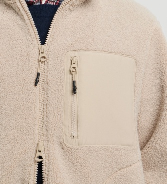 Pepe Jeans Borg polaire beige