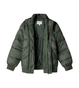 Pepe Jeans Green Garret quilted jacket