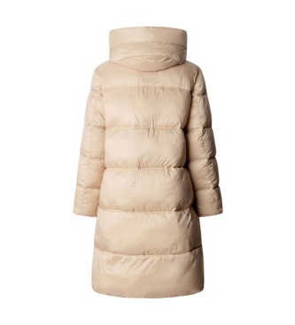 Pepe Jeans Gewatteerde jas Lauren Long beige