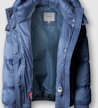 Pepe Jeans Gewatteerde jas Lauren Short blauw