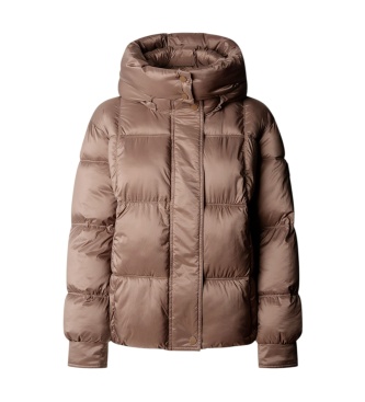 Pepe Jeans Gewatteerde jas Lauren Short cappuccino bruin