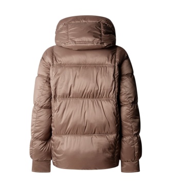 Pepe Jeans Gewatteerde jas Lauren Short cappuccino bruin