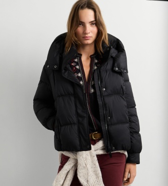 Pepe Jeans Jas Lauren Short zwart