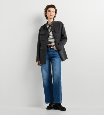 Pepe Jeans Lis jas donkergrijs