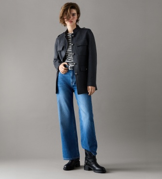 Pepe Jeans Lis jas donkergrijs