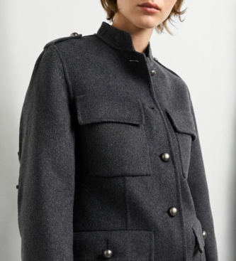 Pepe Jeans Lis jas donkergrijs