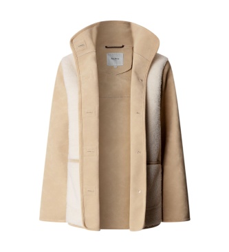Pepe Jeans Ninette jas gebroken wit