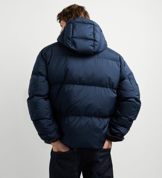 Pepe Jeans Dikke gewatteerde jas marineblauw