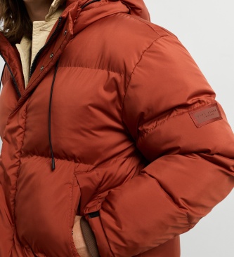 Pepe Jeans Oranje Thick Puffer jack