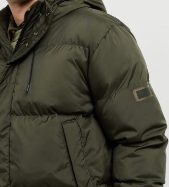 Pepe Jeans Groene Thick Puffer jas
