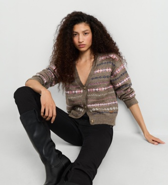 Pepe Jeans Grüner Cardigan Alaina