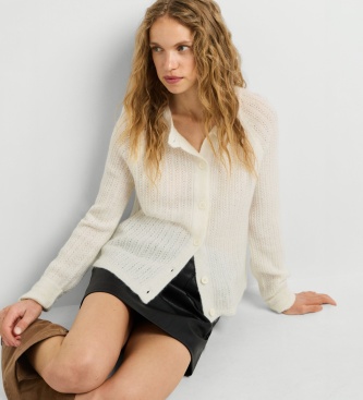 Pepe Jeans Cardigan Angela Gebrochenes Weiß