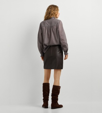Pepe Jeans Lina nederdel brun