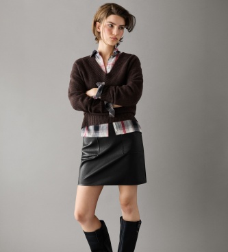 Pepe Jeans Lina nederdel sort