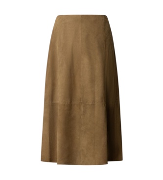 Pepe Jeans Falda de piel Kara beige
