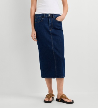Pepe Jeans Falda Willa Midi azul