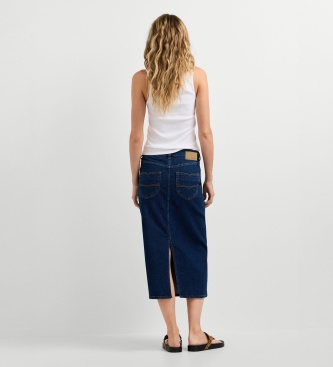 Pepe Jeans Falda Willa Midi azul