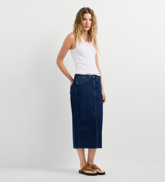 Pepe Jeans Falda Willa Midi azul