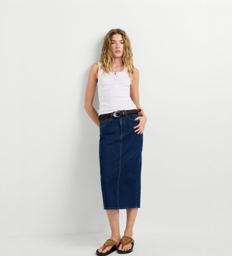 Pepe Jeans Falda Willa Midi azul