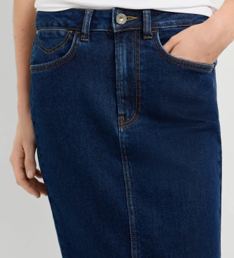 Pepe Jeans Falda Willa Midi azul