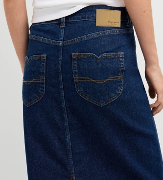 Pepe Jeans Falda Willa Midi azul