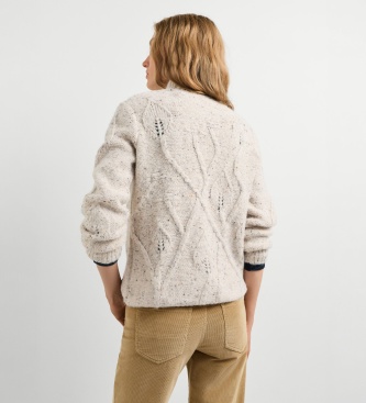Pepe Jeans Agata off-white sweater