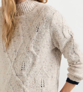 Pepe Jeans Agata off-white sweater