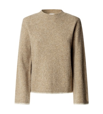 Pepe Jeans Aida beige jumper