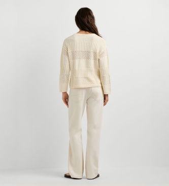 Pepe Jeans Sweter Alaya złamana biel