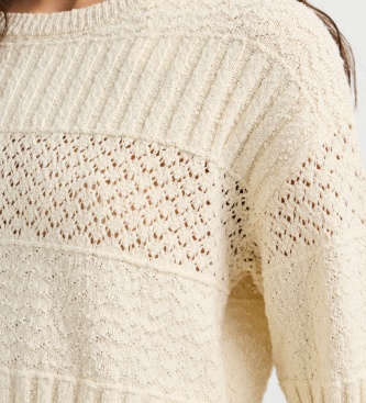 Pepe Jeans Sweter Alaya złamana biel