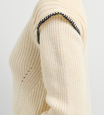 Pepe Jeans Analia off-white sweater