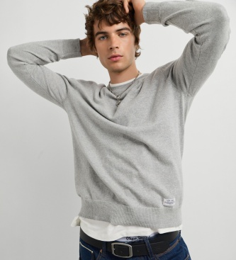 Pepe Jeans Pull Andre Crew gris