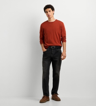 Pepe Jeans Pull Andre Crew orange rougeâtre