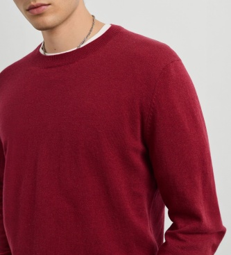 Pepe Jeans Pull col rond Andre grenat