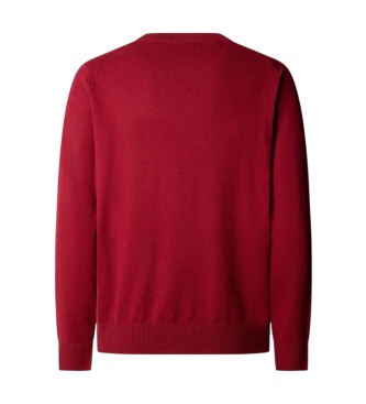Pepe Jeans Pull col rond Andre grenat