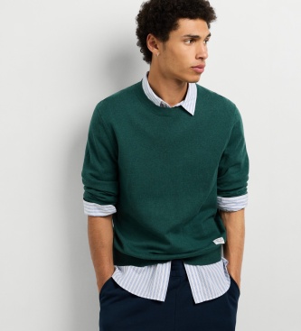 Pepe Jeans Pull col rond Andre vert