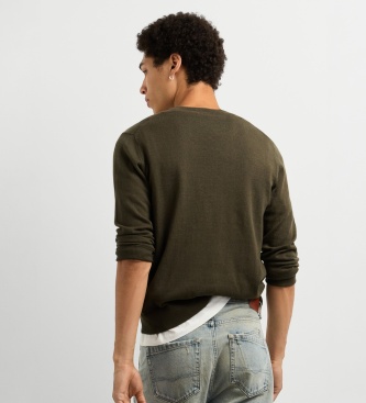 Pepe Jeans Pull col rond Andre vert