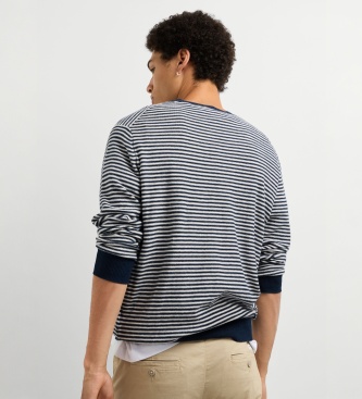 Pepe Jeans Pull Andre à rayures marine