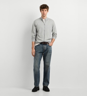 Pepe Jeans Pull Andre Zip gris