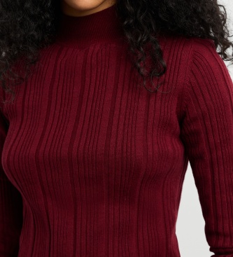 Pepe Jeans Anna Perkins burgundy sweater