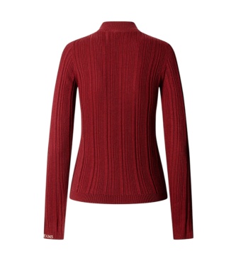 Pepe Jeans Anna Perkins burgundy sweater