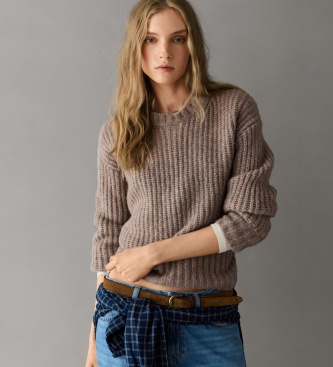 Pepe Jeans Ashley Brown Crew Jersey