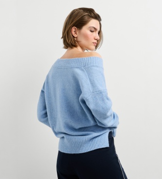 Pepe Jeans Ashley V Neck blue sweater