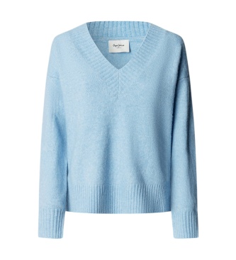 Pepe Jeans Ashley V Neck blue sweater